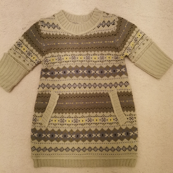 2/ 25 Mayoral Fairisle Jacquard Sweater Dress - Picture 1 of 9